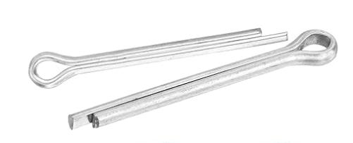 Kronenmutter DIN 935 Feingewinde M18 x 1,5 - Stahl mit Splint (4mmx45mm)