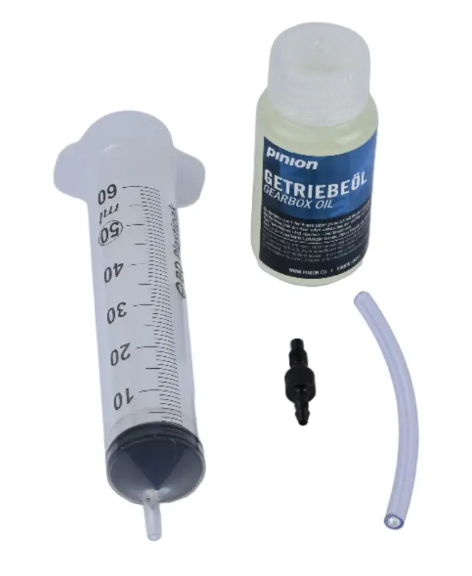 Pinion Oil Service Kit, incl. 60 ml oil and filling syringe