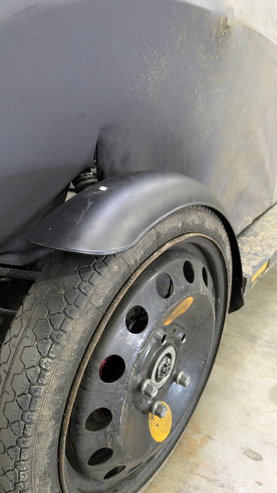 Schutzblech Motorrad Cargobike 130mmx600mm (einzeln)